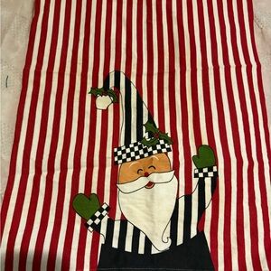 MacKenzie-Childs Red and White Striped Towel